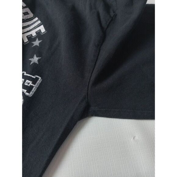 Gildan Ultra Cotton Black Southside True Graphic Long Sleeve Tee Men's Medium - Picture 12 of 12